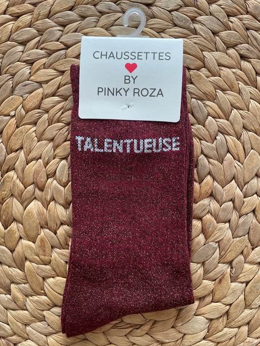 Chaussettes paillettes